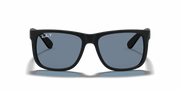 Blue Lenses, Matte Rubber Black Frame