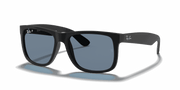 Blue Lenses, Matte Rubber Black Frame