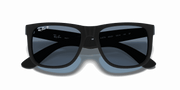 Dark Blue Lenses, Matte Rubber Black Frame