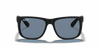 [Dark Blue Lenses, Matte Rubber Black Frame]