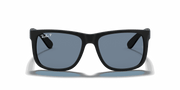 Dark Blue Lenses, Matte Rubber Black Frame