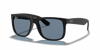 [Dark Blue Lenses, Matte Rubber Black Frame]