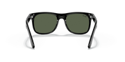 Dark Green Lenses, Polished Black Frame