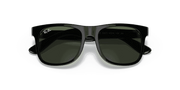 Dark Green Lenses, Polished Black Frame