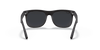 [Blue Mirror Lenses, Matte Rubber Black Frame]