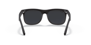 Blue Mirror Lenses, Matte Rubber Black Frame