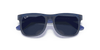 [Dark Blue Lenses, Matte Transparent Blue Frame]