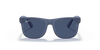 [Dark Blue Lenses, Matte Transparent Blue Frame]