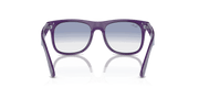 Blue Lenses, Polished Opal Violet Frame