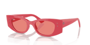 Pink Lenses, Polished Red Cherry Frame