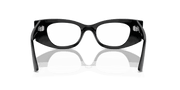 Clear Lenses, Polished Black Frame