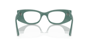 Clear Lenses, Polished Algae Green Frame