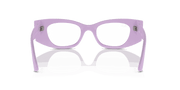 Clear Lenses, Polished Lilac Frame