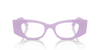 [Clear Lenses, Polished Lilac Frame]