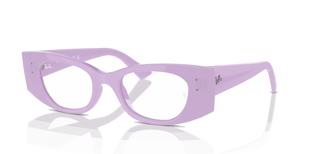 [Clear Lenses, Polished Lilac Frame]