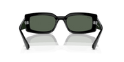 Dark Green Lenses, Polished Black Frame