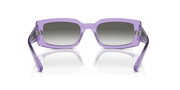 Light Grey Lenses, Polished Transparent Violet Frame