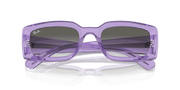 Light Grey Lenses, Polished Transparent Violet Frame