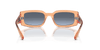 [Blue/Grey Lenses, Polished Transparent Orange Frame]