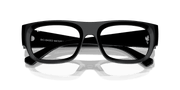 Clear Lenses, Polished Black Frame