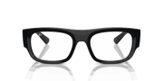 Clear Lenses, Polished Black Frame