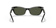 Green Lenses, Polished Black Frame