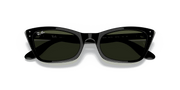 Green Lenses, Polished Black Frame