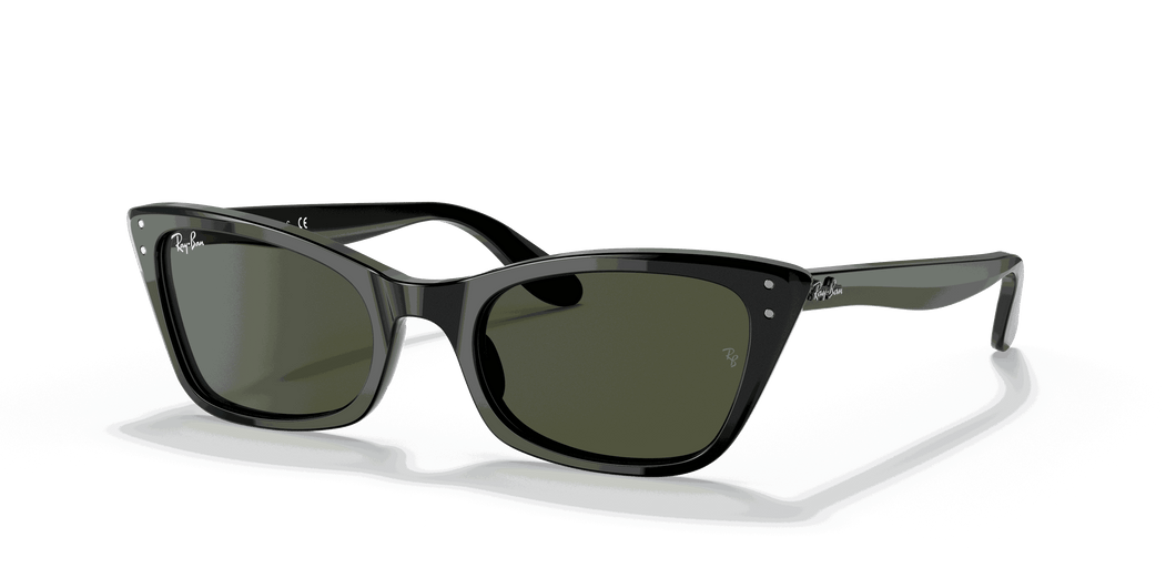 [Green Lenses, Polished Black Frame]