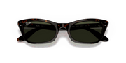 Green Lenses, Polished Havana Frame