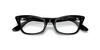 [Clear Lenses, Polished Black Frame]