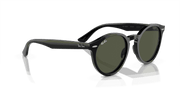 Green Lenses, Polished Black Frame