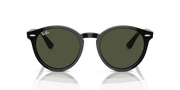 Green Lenses, Polished Black Frame