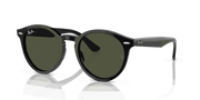 Green Lenses, Polished Black Frame