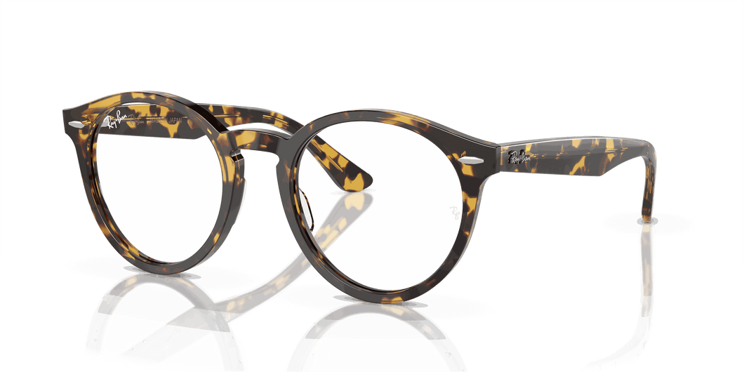 [Clear Lenses, Polished Yellow Havana Frame]