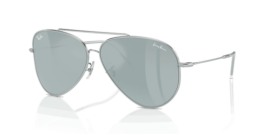 [Silver Lenses, Polished Silver Frame]