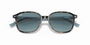 Blue Lenses, Polished Havana On Light Blue Frame