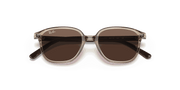 Dark Brown Lenses, Polished Transparent Brown Frame