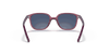 [Dark Blue Lenses, Polished Transparent Pink Frame]