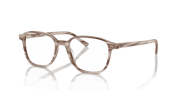 Clear Lenses, Polished Striped Beige Frame