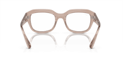 Clear Lenses, Polished Transparent Light Brown Frame