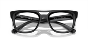 Clear Lenses, Polished Black Frame