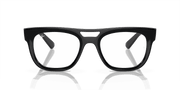 Clear Lenses, Polished Black Frame