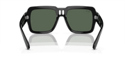 Dark Green Lenses, Polished Black Frame