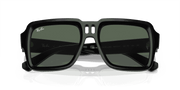 Dark Green Lenses, Polished Black Frame