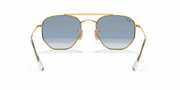 Light Blue Lenses, Polished Arista Gold Frame