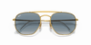 [Light Blue Lenses, Polished Arista Gold Frame]