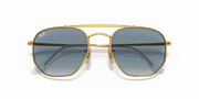 Light Blue Lenses, Polished Arista Gold Frame