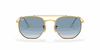 [Light Blue Lenses, Polished Arista Gold Frame]