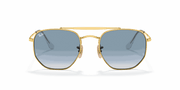 Light Blue Lenses, Polished Arista Gold Frame