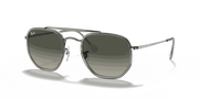 Grey Gradient Lenses, Polished Gunmetal Frame